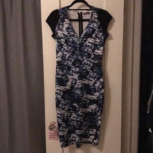 Zara abstract pencil dress